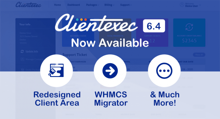 Clientexec 6.4 Stable Now Available!