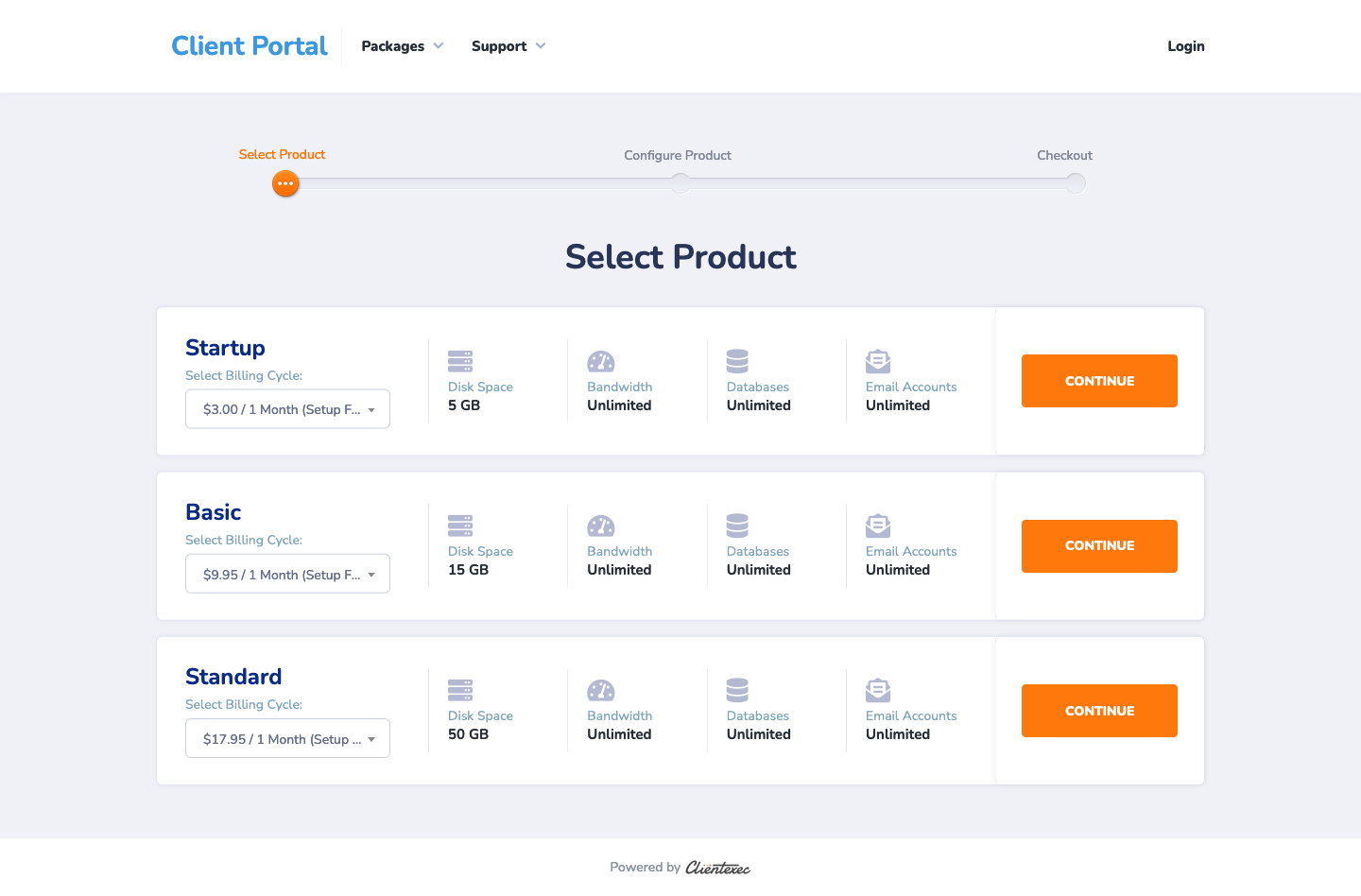 Default Order Form Demo